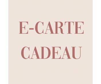 E-carte cadeau