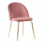 Lily velvet chair : Color:Pink