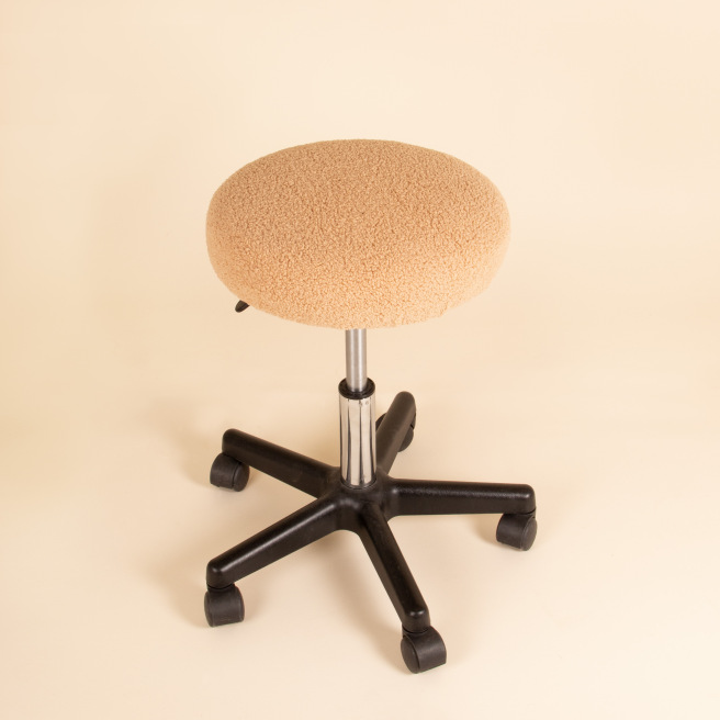 Housse De Tabouret Rectangulaire Avec Jupe – Tissu Extensible à Effet Bulles, Style Nordique, Protection Anti-poussière