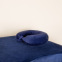 Housse de coussin de nuque velvet : Couleur:Navy