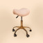 Housse de tabouret velvet : Couleur:Beige