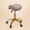 Velvet stool cover : Color:Grey