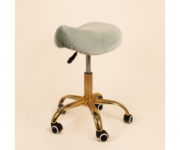 Velvet stool cover