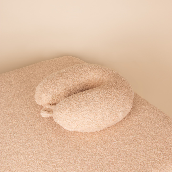 Housse de coussin de nuque curly