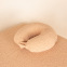 Curly neck cushion cover : Color:Caramel