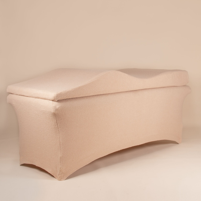 Matelas BLUSHY.  Beige Curly Matelas BLUSHY.  Beige Curly