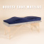 Housse de matelas BLUSHY. en velvet (sans le matelas) : Couleur:Navy