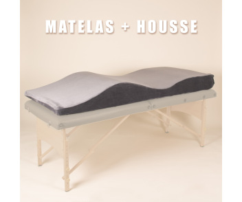 Mattress with velvet cover - Pink