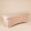 Velvet bed cover : Color:Beige