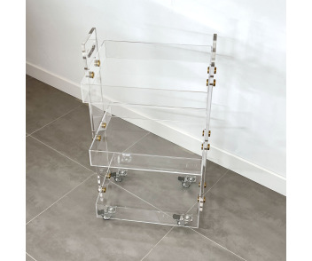 Acrylic trolley