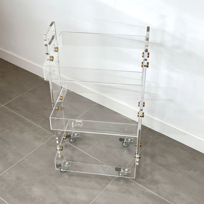 Acrylic trolley