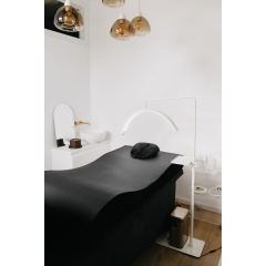 Housse de matelas noir velvet - dessus simili cuir