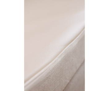 Housse de matelas noir velvet - dessus simili cuir