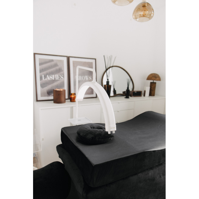 Matelas BLUSHY. simili cuir et velvet noir
