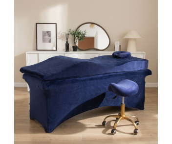 Ensemble Blushy. velvet navy