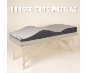 Housse de matelas gris velvet BLUSHY.
