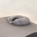 Housse de coussin de nuque velvet gris BLUSHY.
