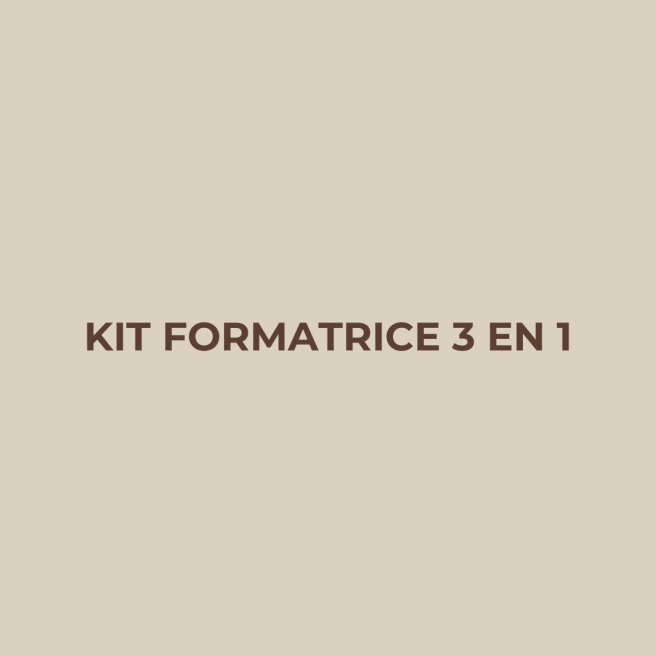 Kit formatrice 3 en 1