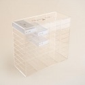 Acrylic storage for lash boxes