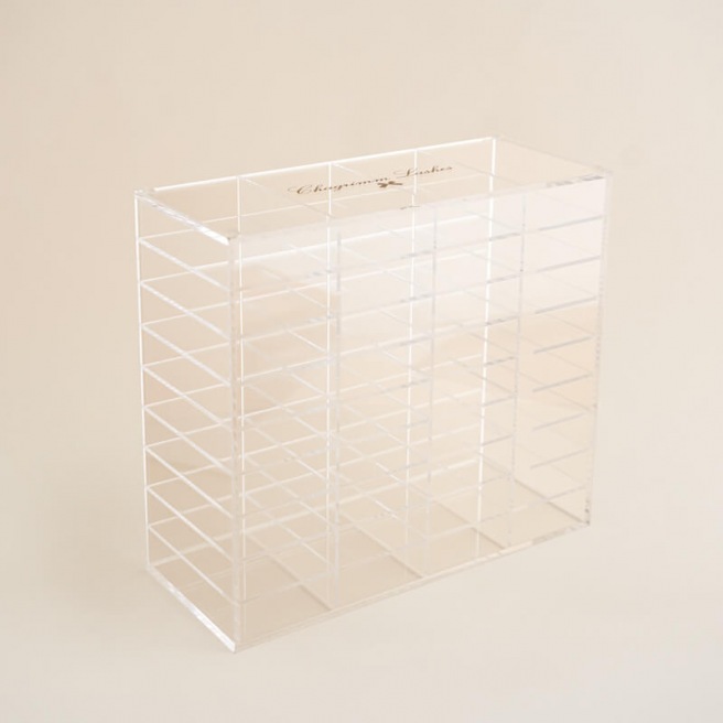 Rangement pour boites de cils en acrylique