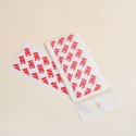 Premade fans adhesive strips