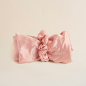 Silk pillowcase with scrunchie